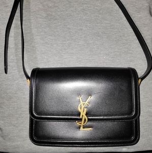 YSL Solferino Med Leather Bag **Free YSL card holder w/purchase**